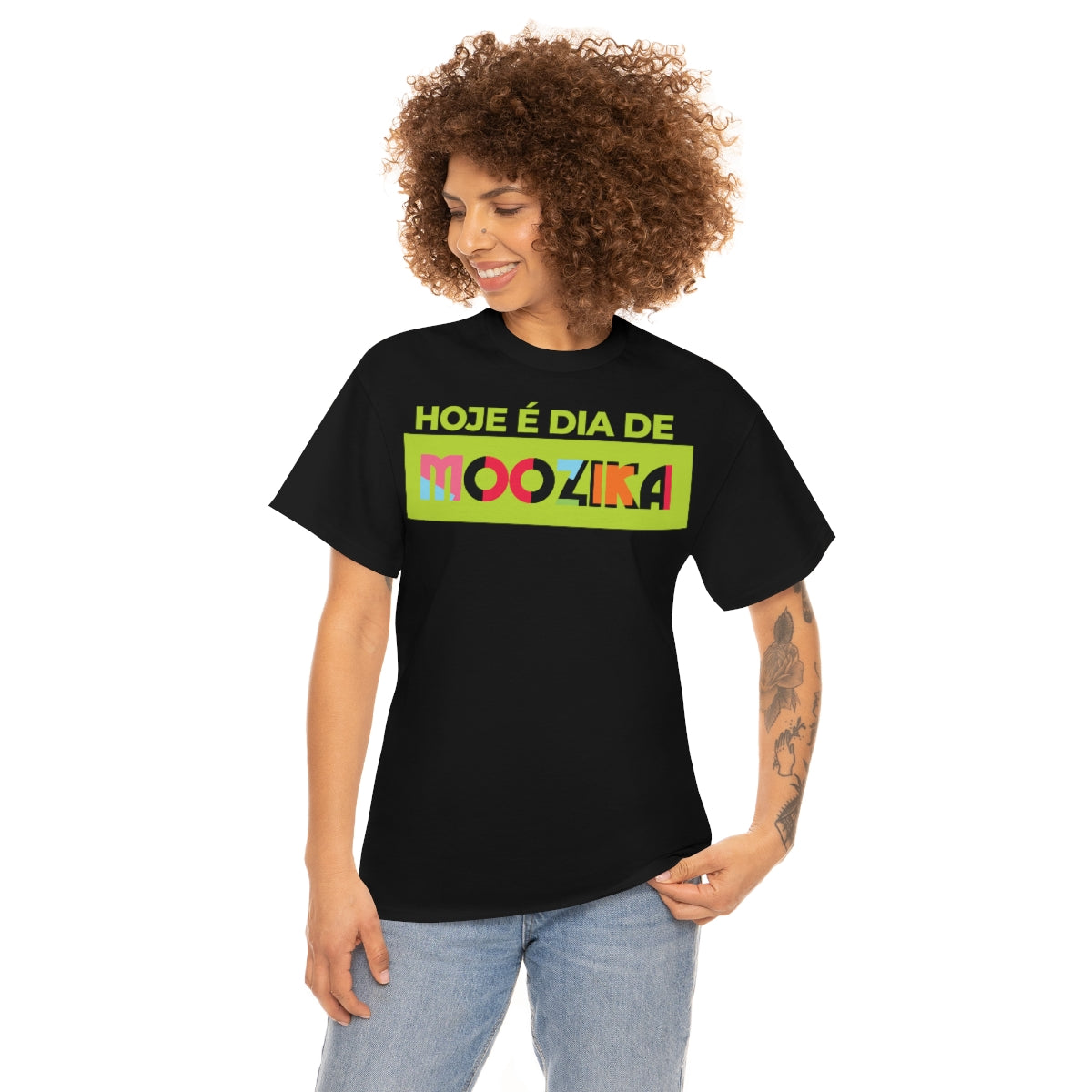 T-Shirt "Hoje é dia de Moozika"